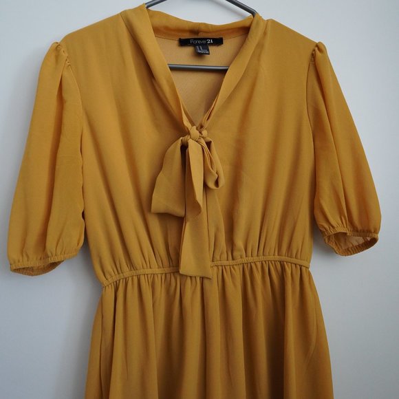 Mustard dress - Picture 11 of 12